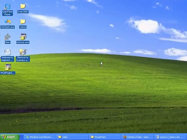 Windows XP skrivbord